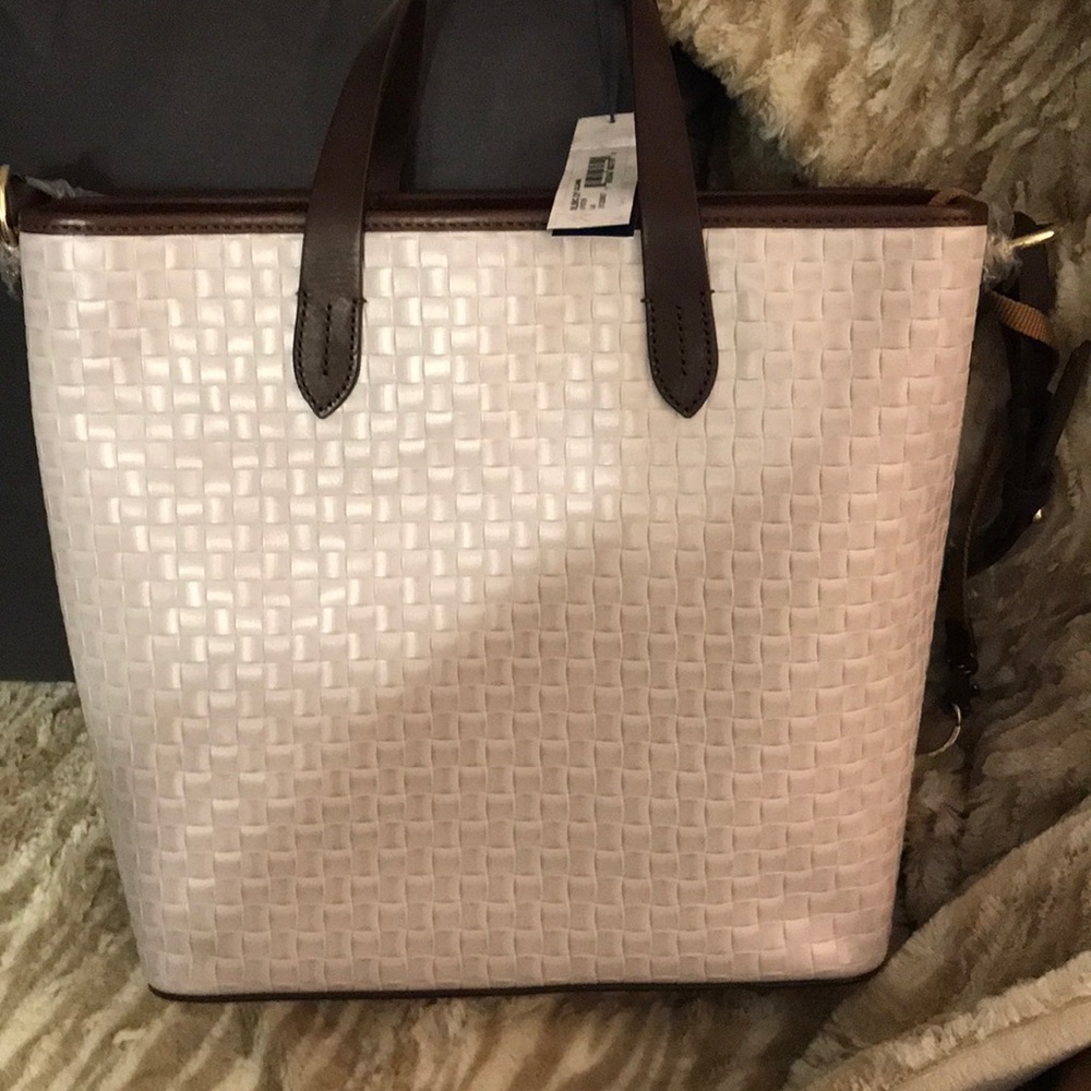 Dooney Oyster colored  leather bag NWT - Picture 9 of 16
